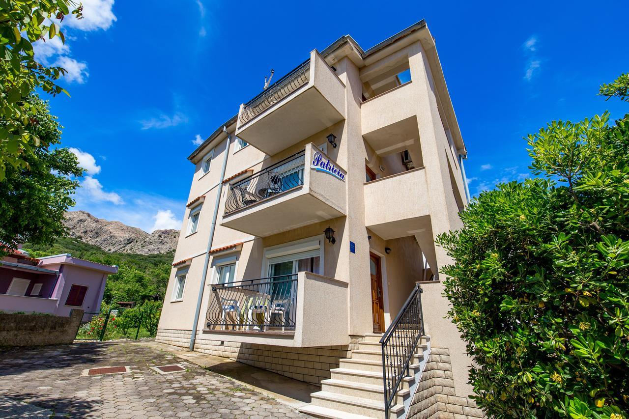 Apartments Patricia Baška Eksteriør bilde